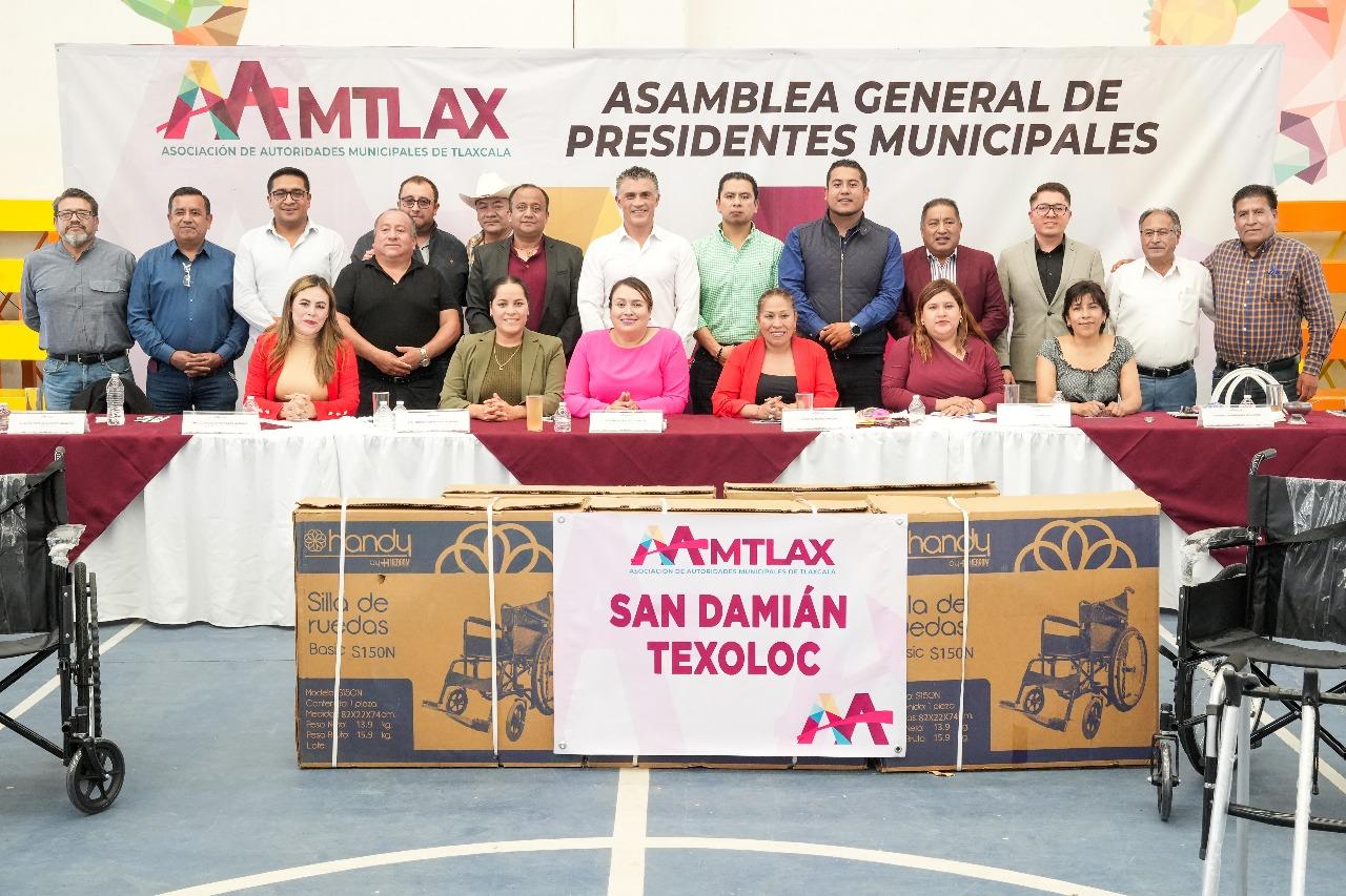 Beneficiará AAMTLAX a 315 personas con entrega de aparatos funcionales